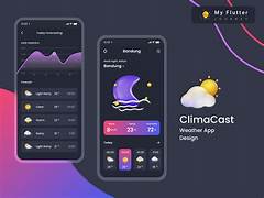 an image of a weather app project